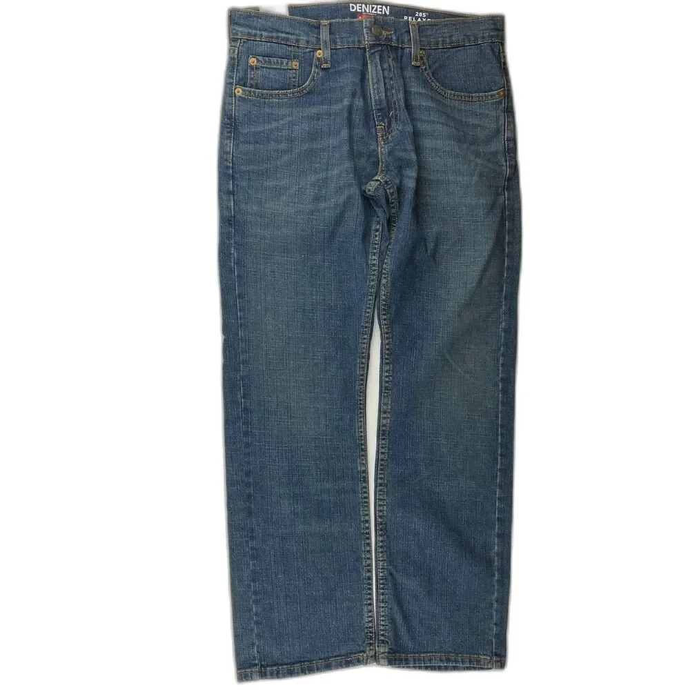 Denizen From Levi's 285 Relaxed Fit Jeans Men's 30x30 Blue Straight Denim